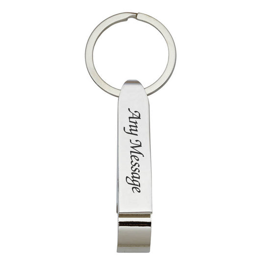 Engraved Bottle Opener Keyring Image 1