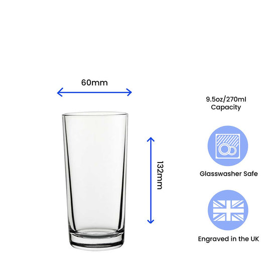 Engraved Alanya Long Drink 9.5oz/280ml Hiball, Any Message Image 3