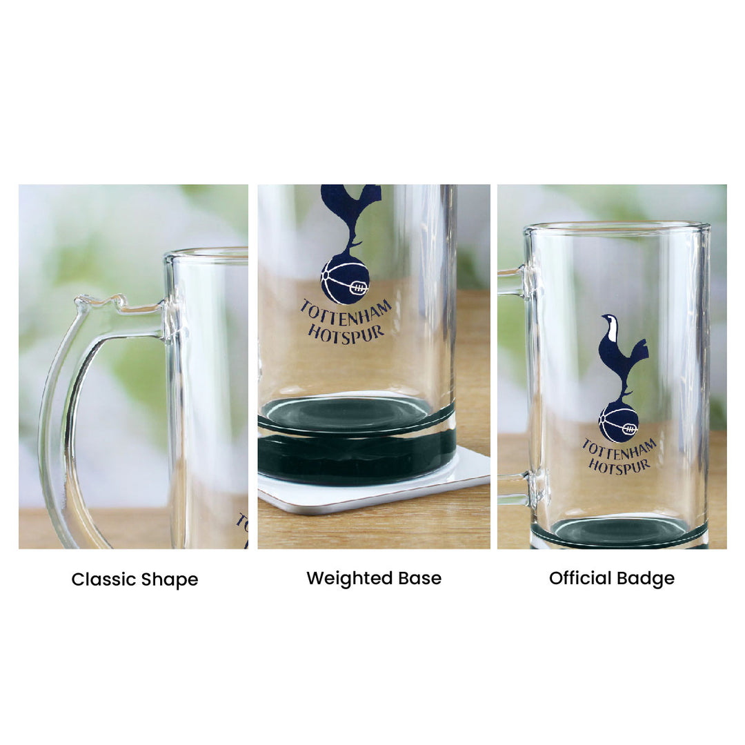 Engraved Official Tottenham Hotspur 20oz Beer Mug, Gift Boxed Image 7