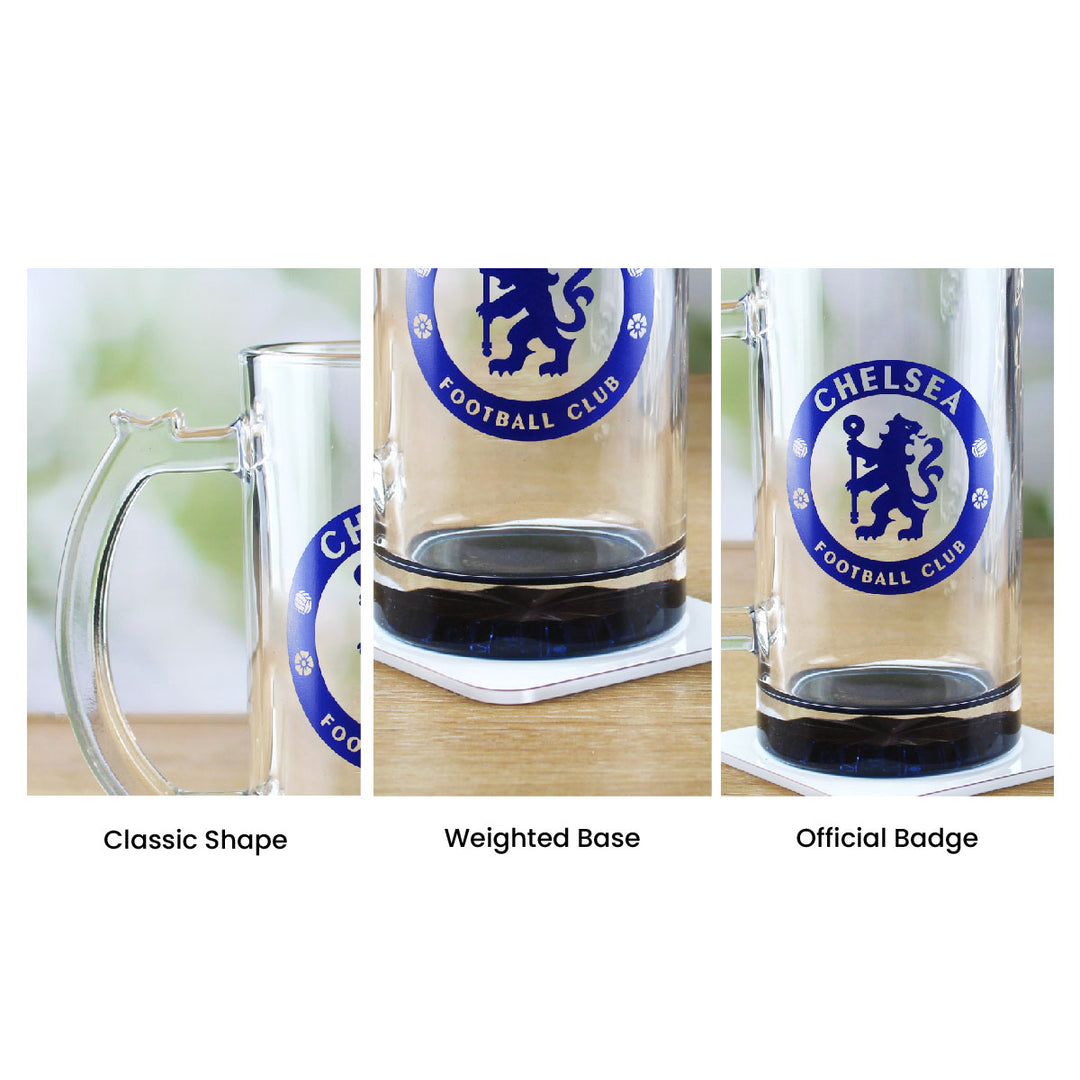 Engraved Official Chelsea 20oz Beer Mug, Gift Boxed Image 7