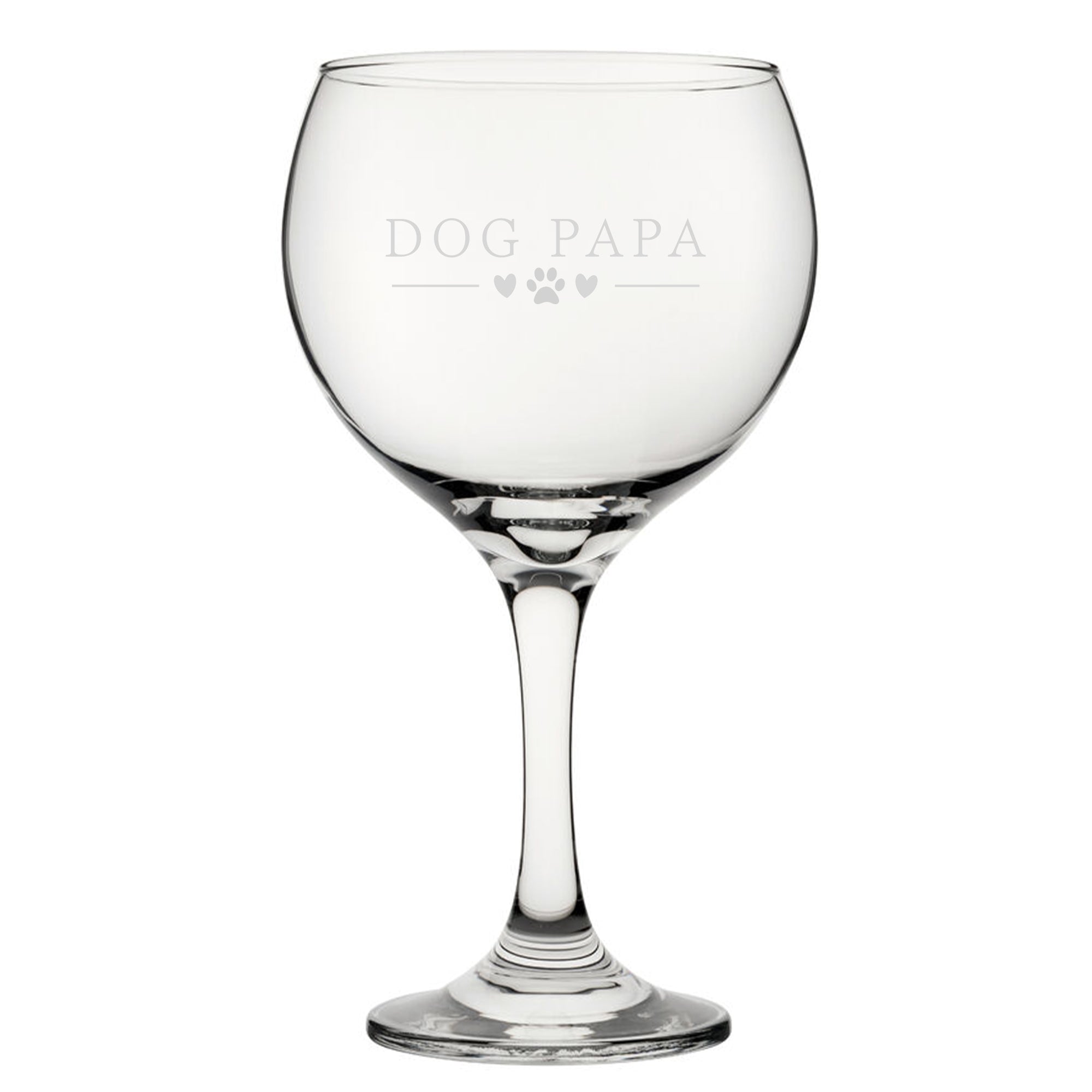 Dog Mama - Engraved Novelty Gin Balloon Cocktail Glass Image 1