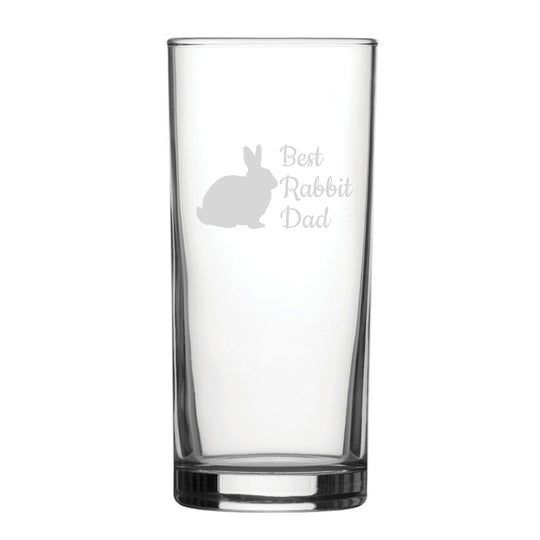 Best Rabbit Mum - Engraved Novelty Hiball Glass Image 2