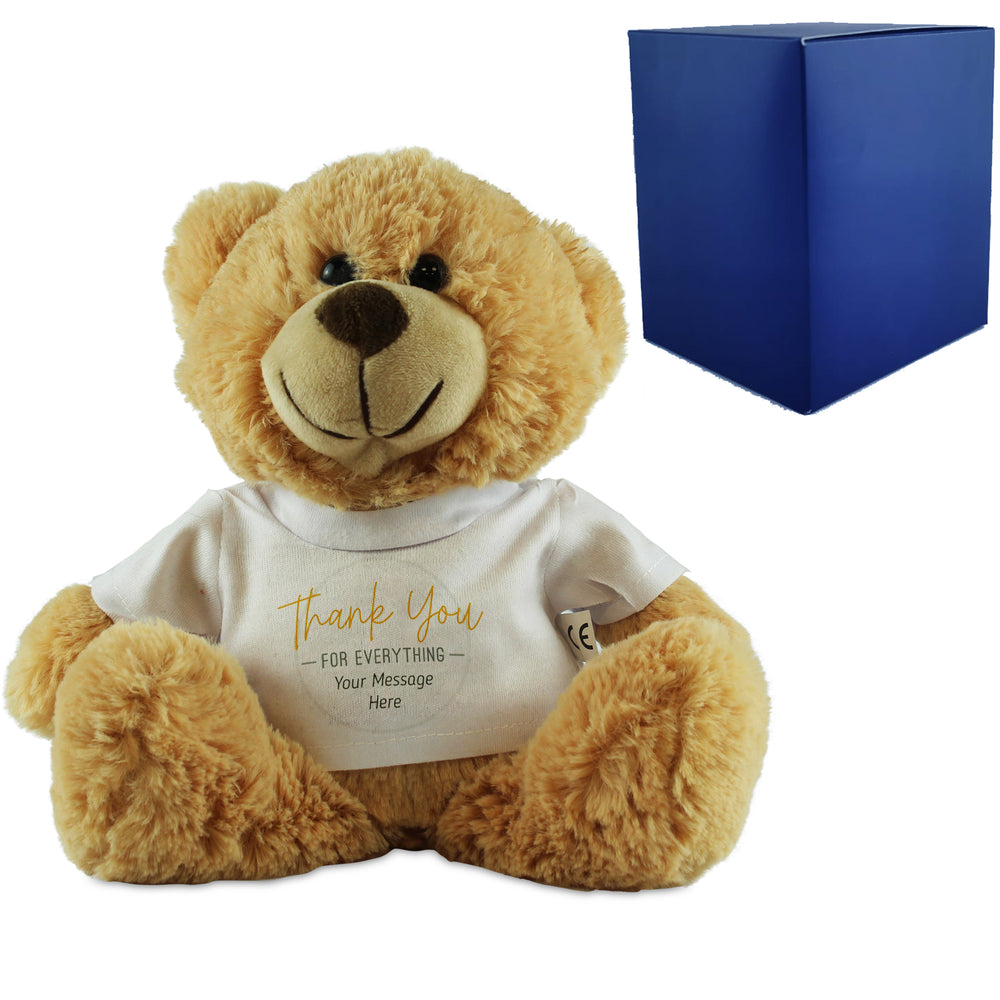 Cream Teddy Bear with Thank You for Everything Design T-Shirt Image 2