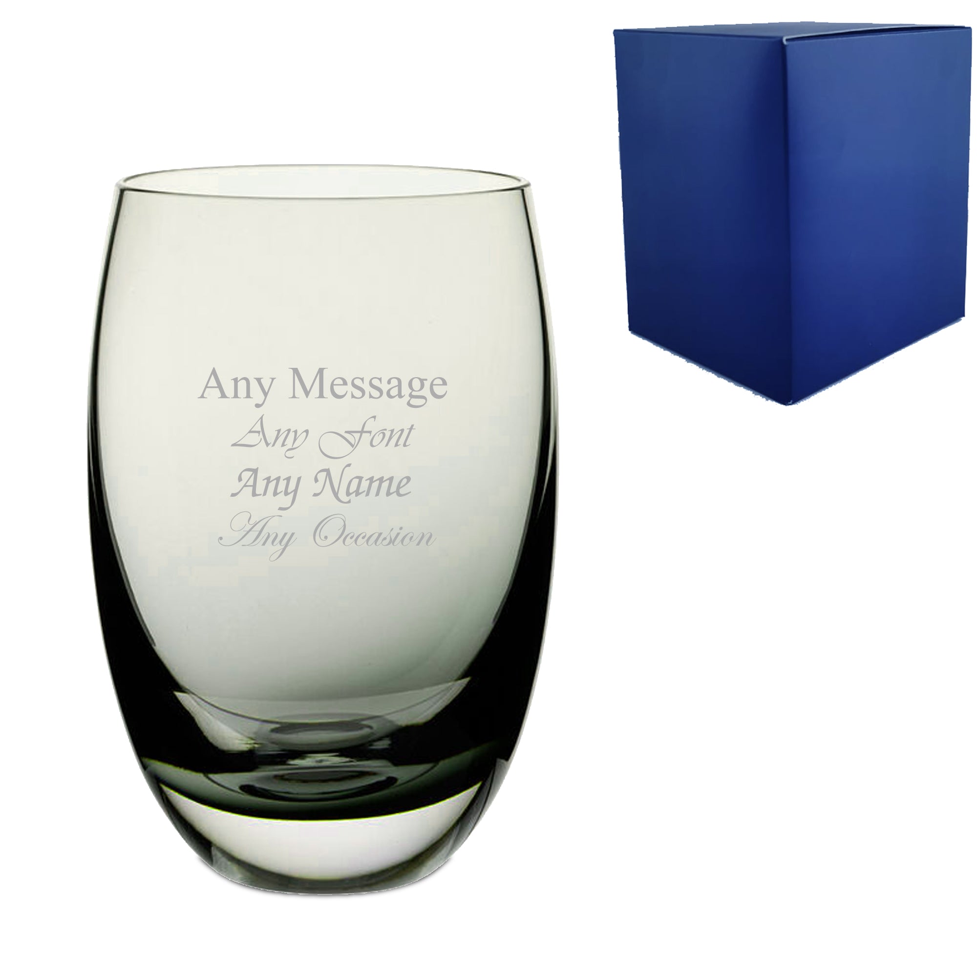 Engraved 14oz Smoke O Hiball Glass Tumbler Image 1
