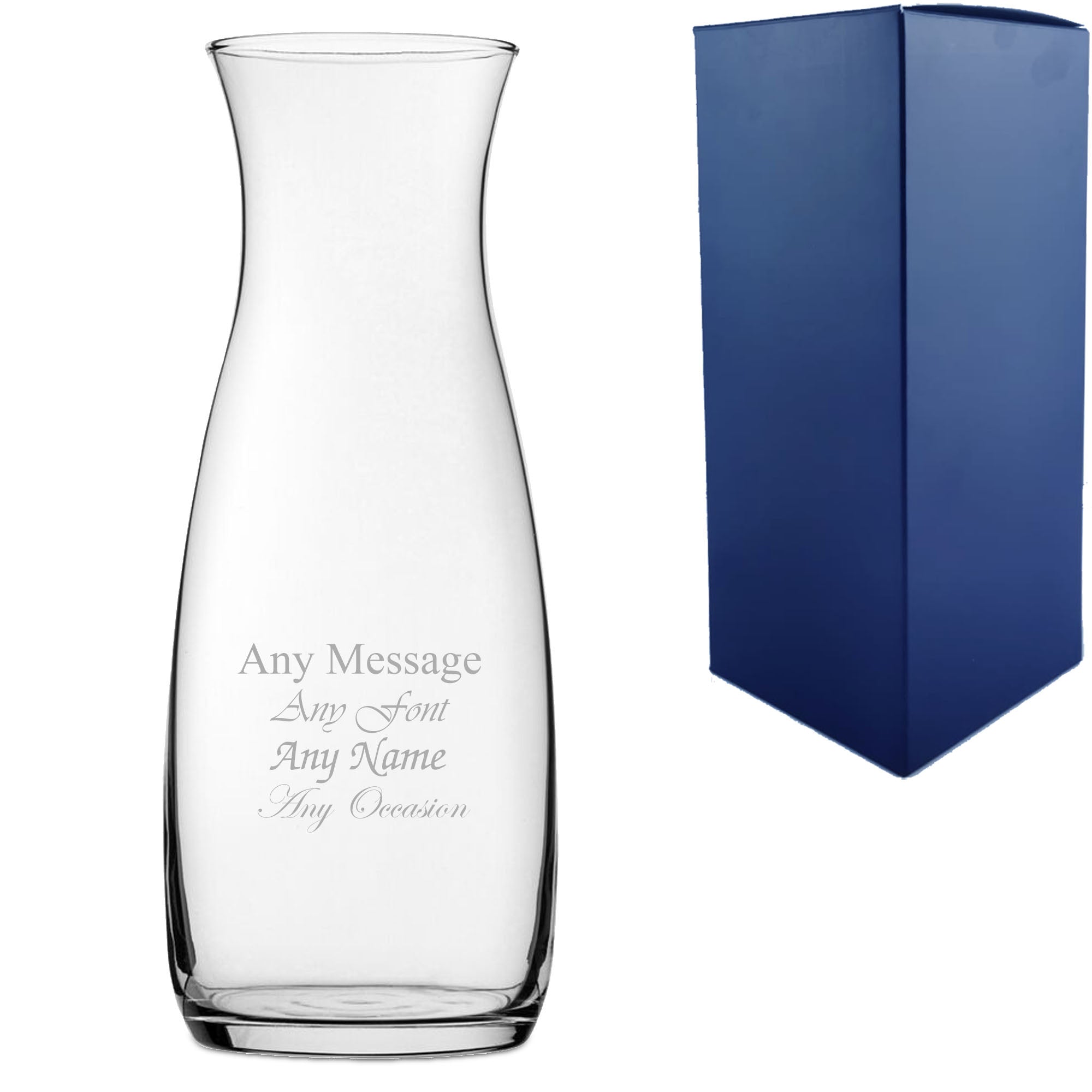 Personalised Engraved 25cm Amphora Vase, Customise with Any Message Image 1