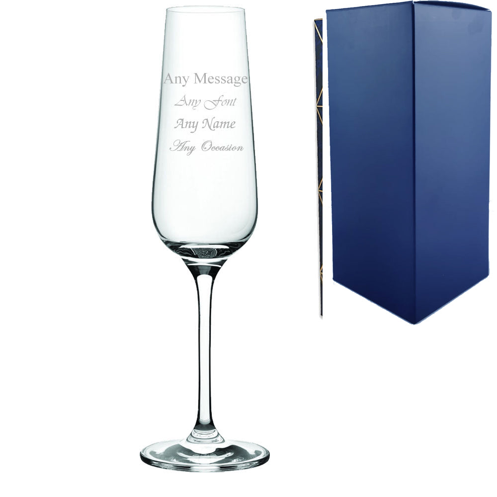 Engraved 6oz Invitation Champagne Flute Image 1