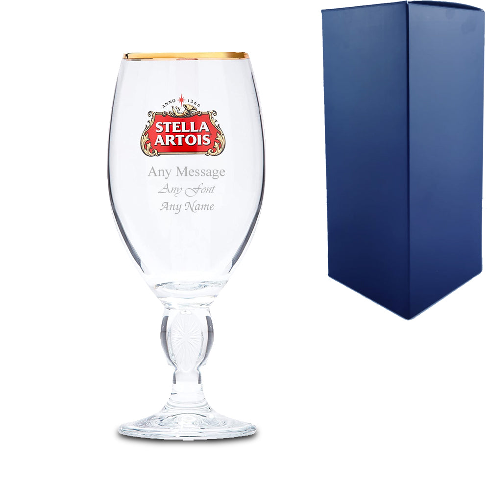 Engraved Stella Pint Glass 20oz Image 2