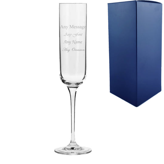 Engraved 170ml Fusion Champagne Flute With Gift Box Image 1