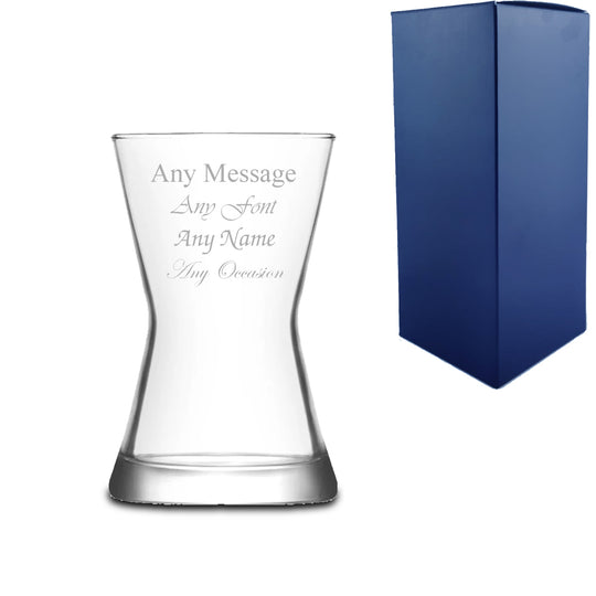 Engraved 140ml Contemporary Tea Glass With Gift Box Image 2