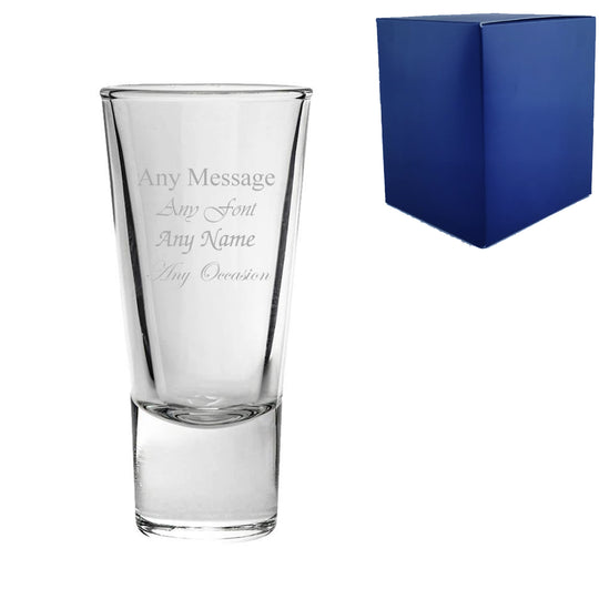 Engraved 70ml Ypsilon Liqueur Espresso Glass With Gift Box Image 1