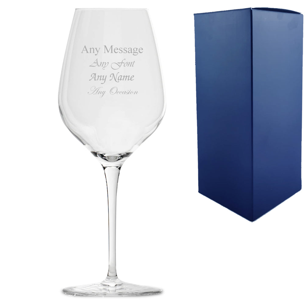 Engraved 430ml Inalto Tre Sensi Wine Glass Image 1