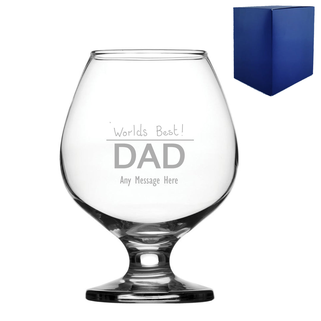 Engraved Fathers Day Bistro Brandy, Gift Boxed Image 1