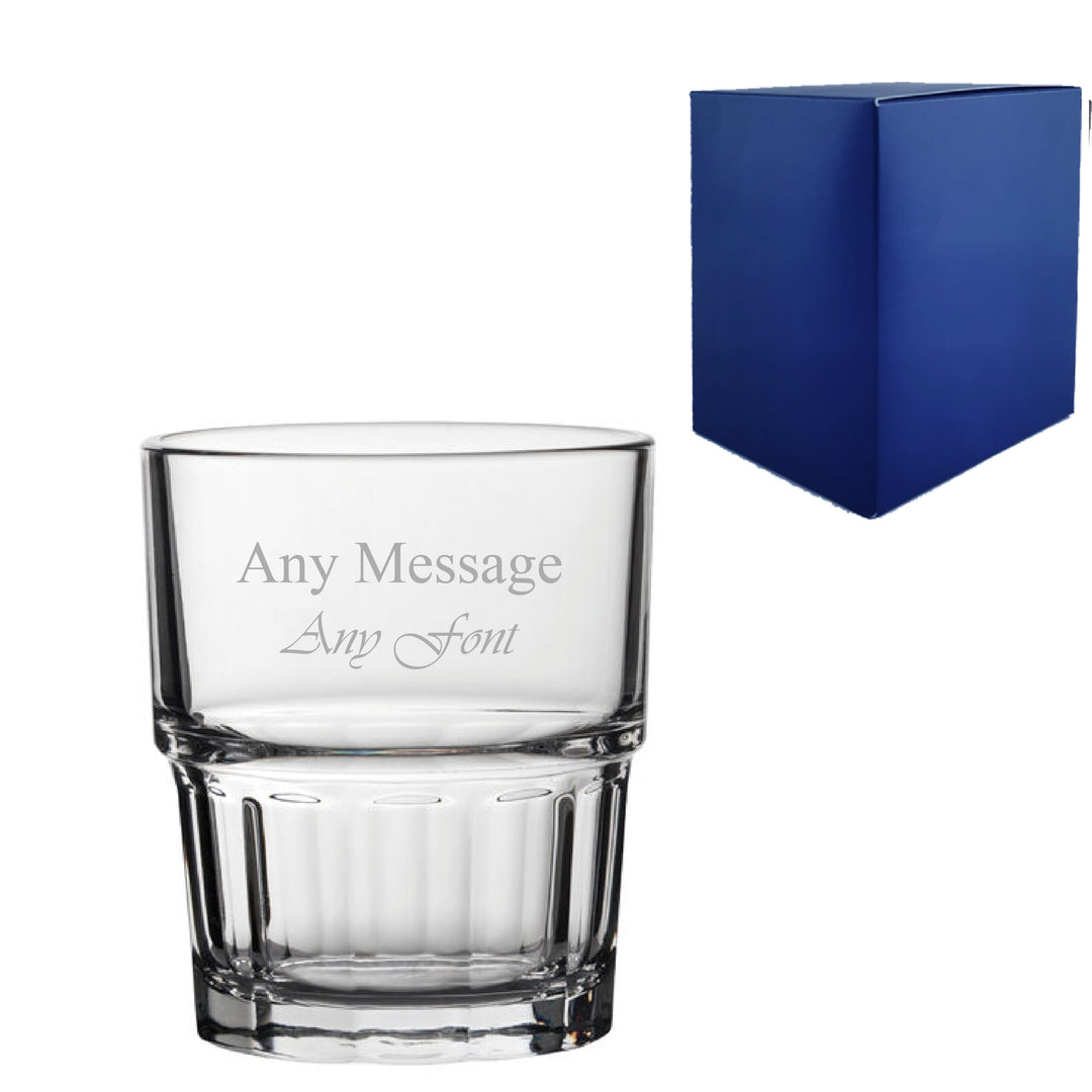 Engraved Next Stacking Hiball 7oz/207ml Glass, Any Message Image 1