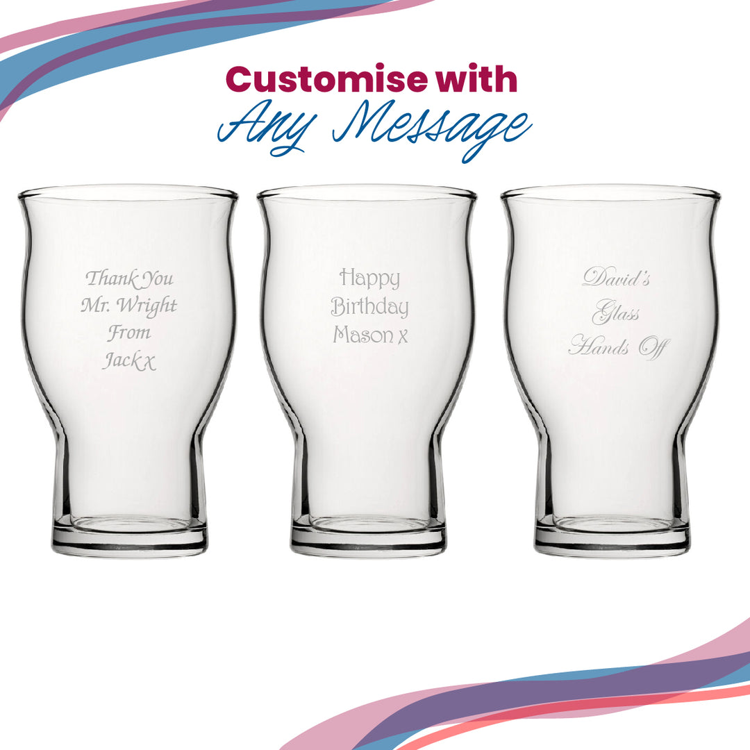 Engraved Pint Glass, Revival 20oz Beer Glass, Gift Boxed Image 5