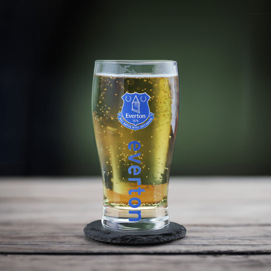 Engraved Everton 20oz Tulip Pint Glass, Gift Boxed Image 4