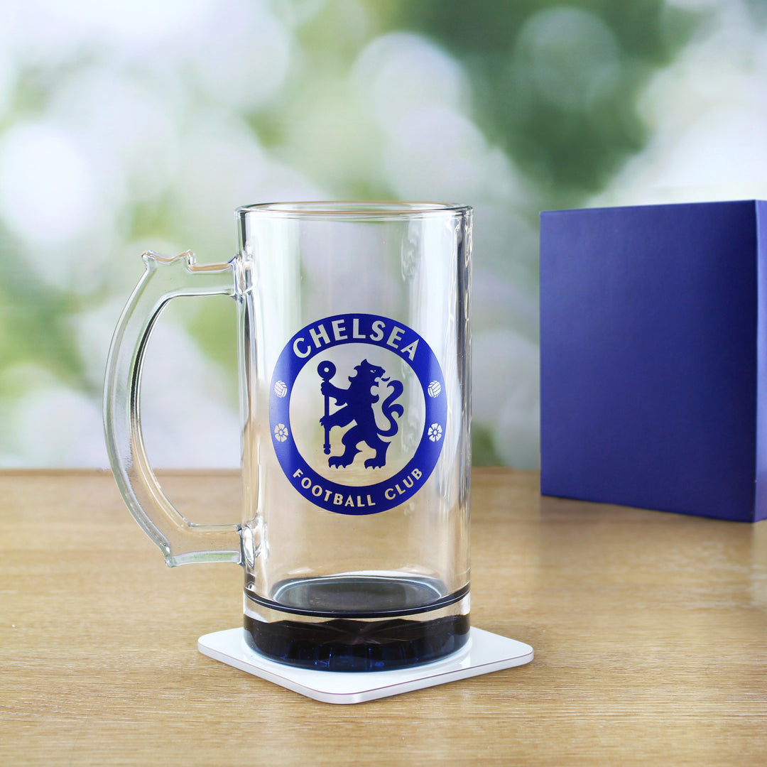 Engraved Official Chelsea 20oz Beer Mug, Gift Boxed Image 3