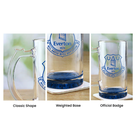 Engraved Official Everton 20oz Beer Mug, Gift Boxed Image 7