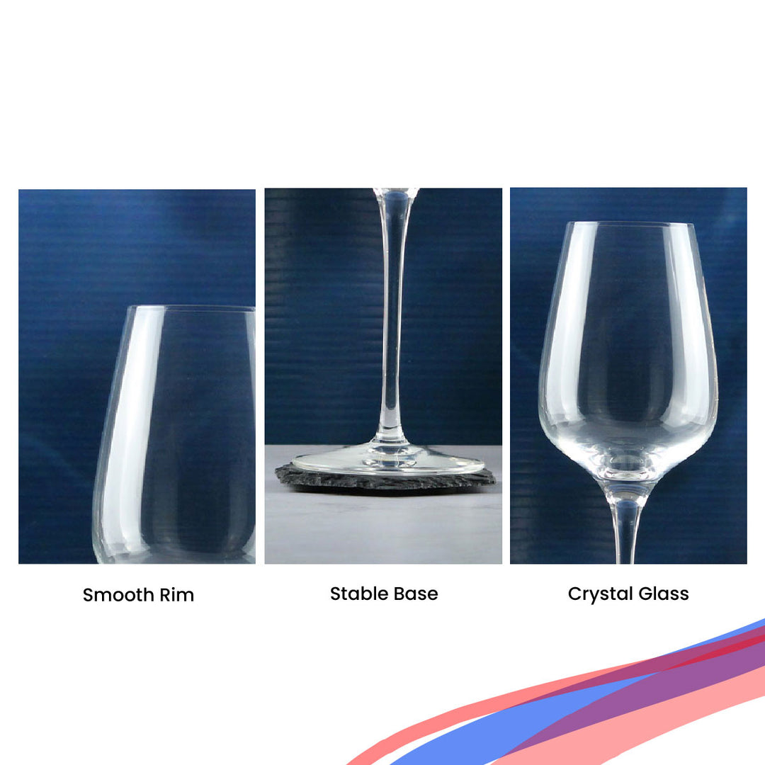 Engraved Crystal Wine Glass, Sublym 350ml Glass, Gift Boxed Image 7