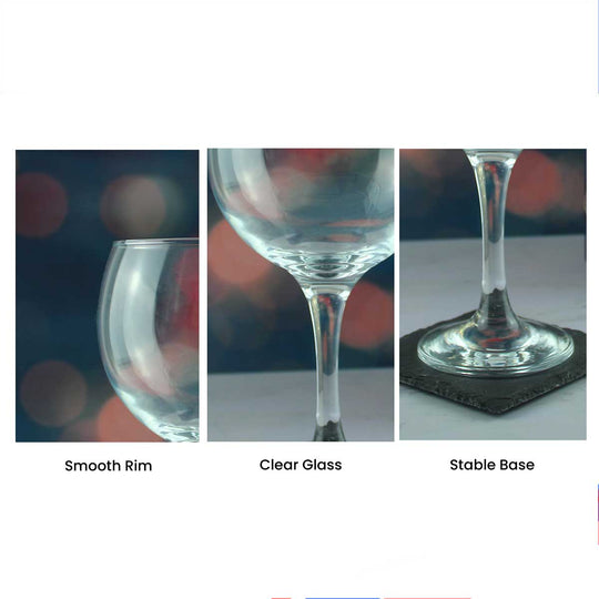 Engraved Gin Balloon Cocktail Glass with Name in 20 Design Image 7