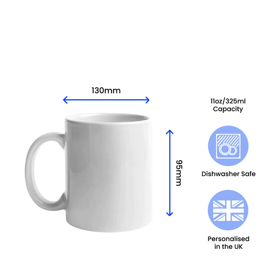 Printed Mug with One More Game Design, Gift Boxed, Personalise with any name for any gamer Image 2